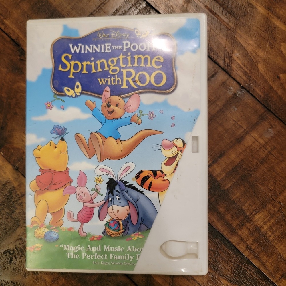 Walt Disney Winnie‎ the Pooh Springtime with Roo DVD Original Movie Family Fun